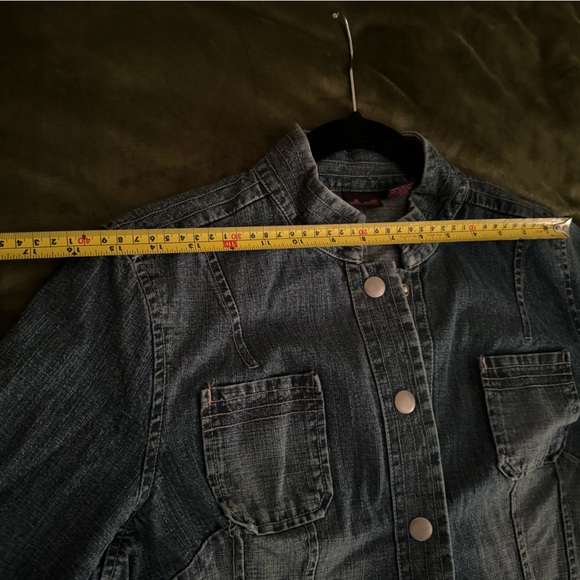 Womens WILL SMITH Denim Jean Jacket Size 12 Gentle Used - Picture 6 of 7